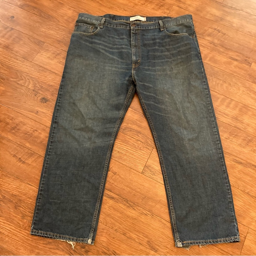Levi’s 559 Jeans Denim Men’s Relaxed Straight Leg Distressed 46x30 Blue Pants